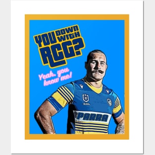 Parramatta Eels - Reagan Campbell-Gillard - DOWN WITH RCG? Posters and Art